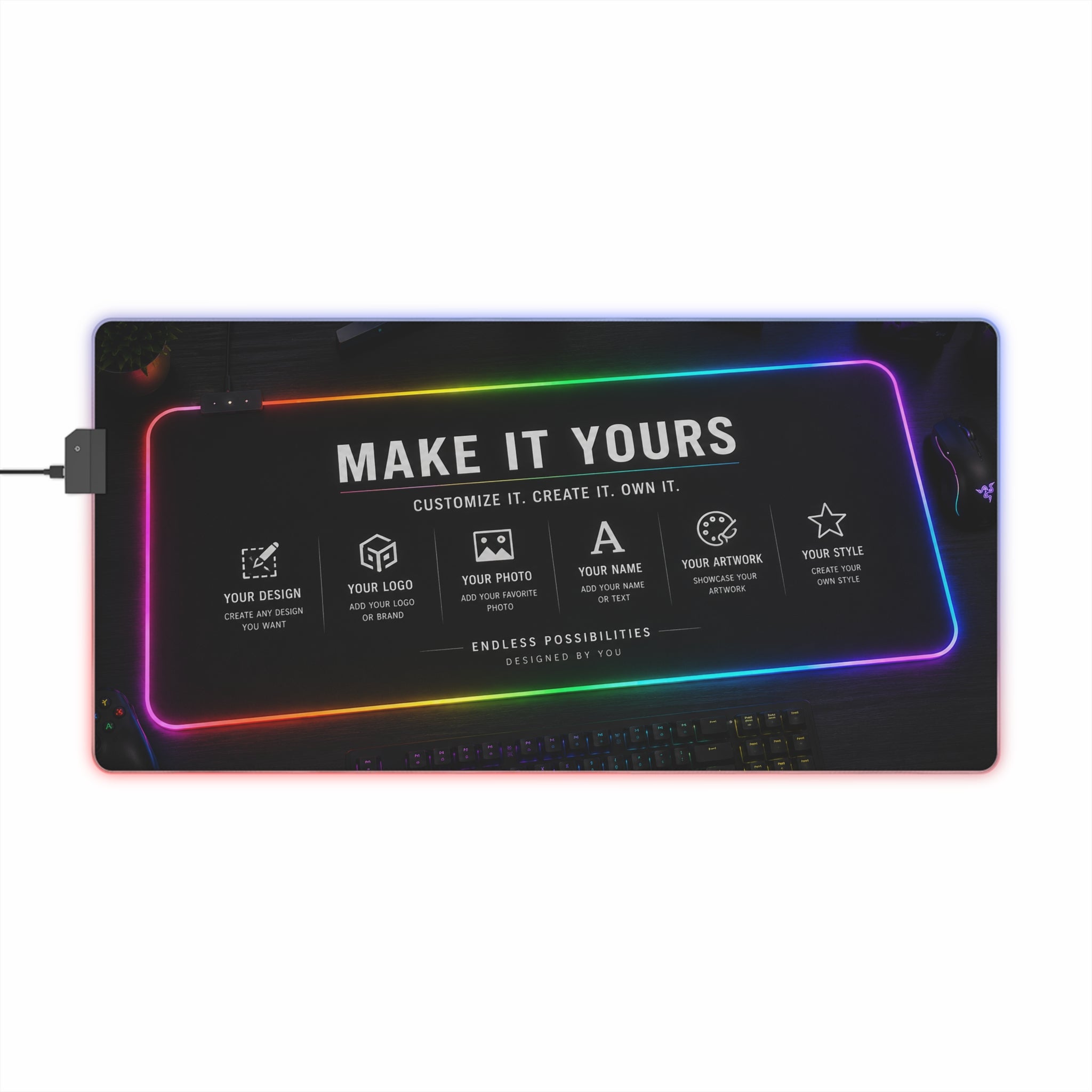LED Gaming Mouse Pad